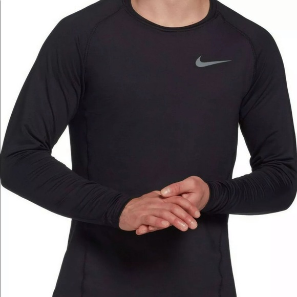 Nike Pro Therma Dri-Fit Long Sleeve Top - Picture 3 of 6